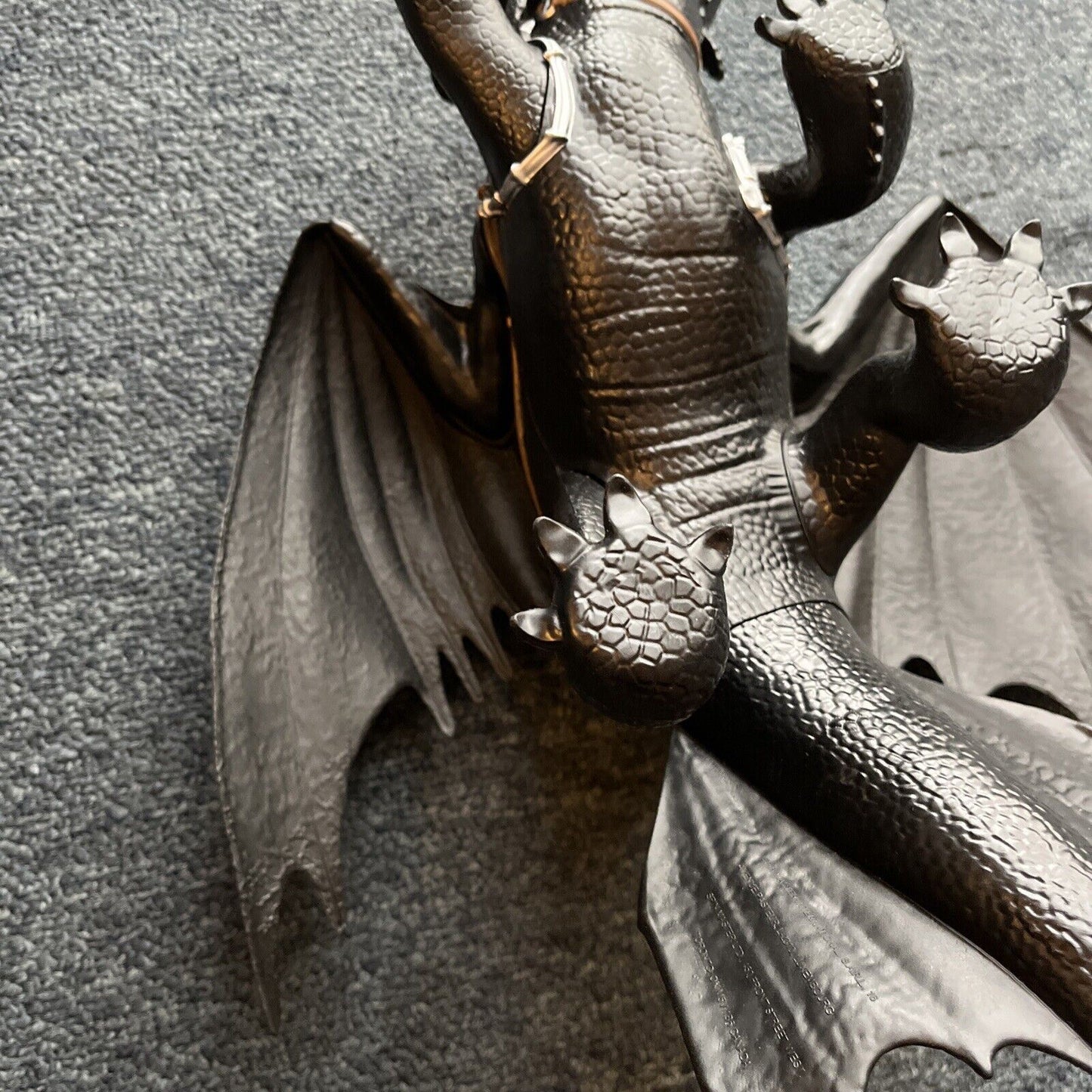 Mega Toothless Dragon 23" Spin Master Nightfury Mega Alpha Blue Spine Toy 2014