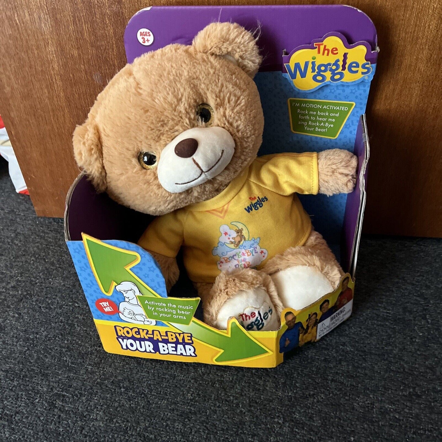 The Wiggles Rock-A-Bye Bear Motion Activated, Stuffed Animals for Kids