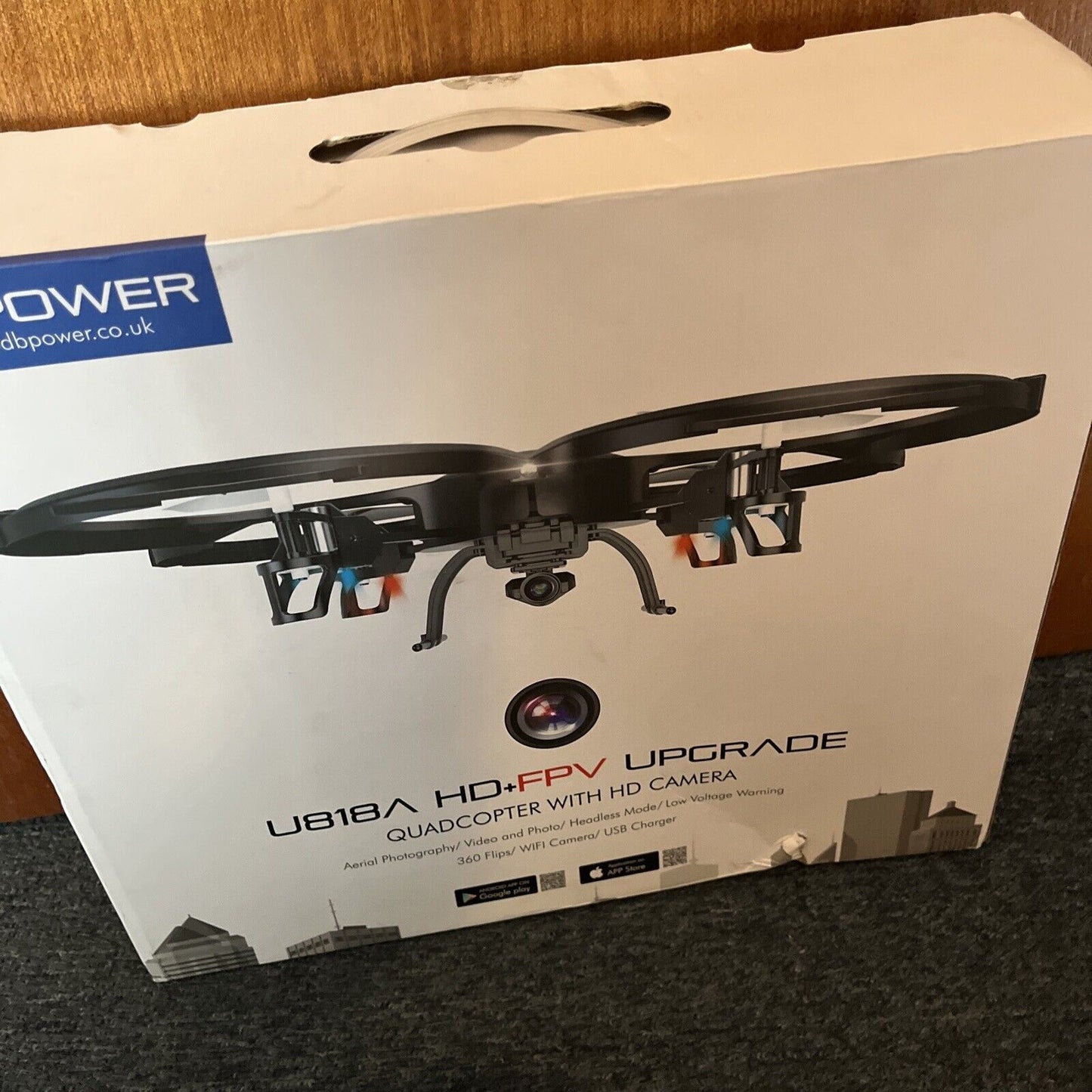 DBPower Quadcopter Drone with HD Camera HD+FPV  U818A