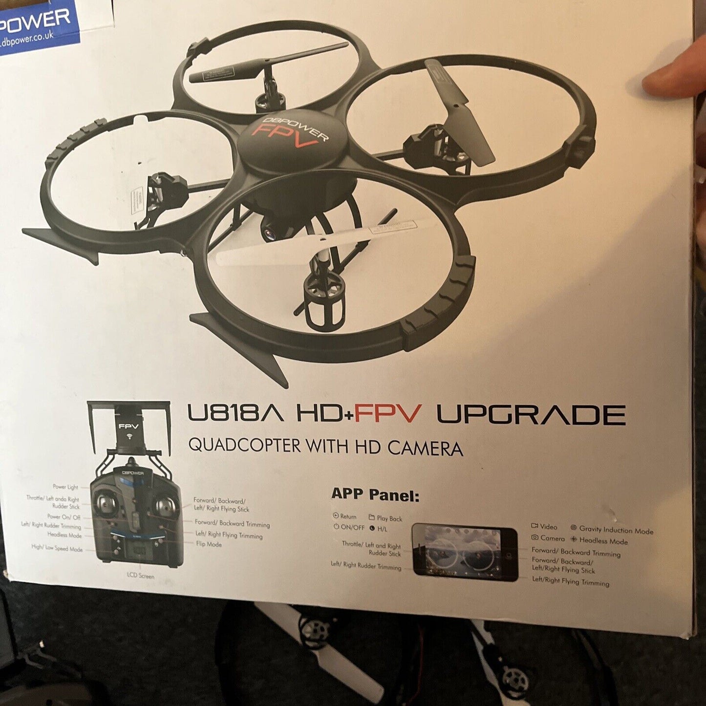 DBPower Quadcopter Drone with HD Camera HD+FPV  U818A