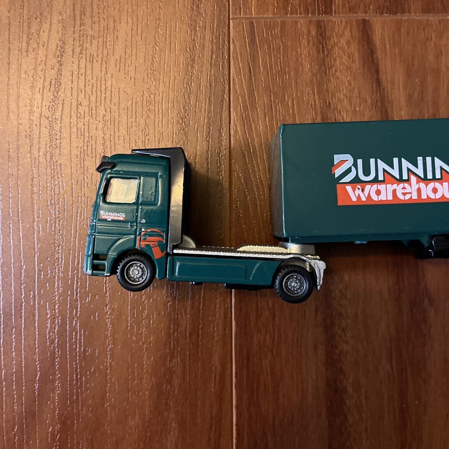 Bunnings Trailer Truck Die Cast and 3x Cat Contruction Vehicles