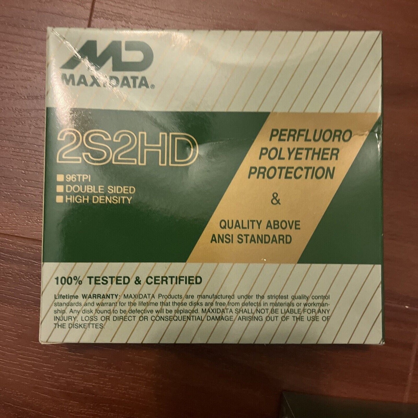 20x 5.25" Floppy Disk Blank Media 2A2HD Double Sided Maxidata *NEW*