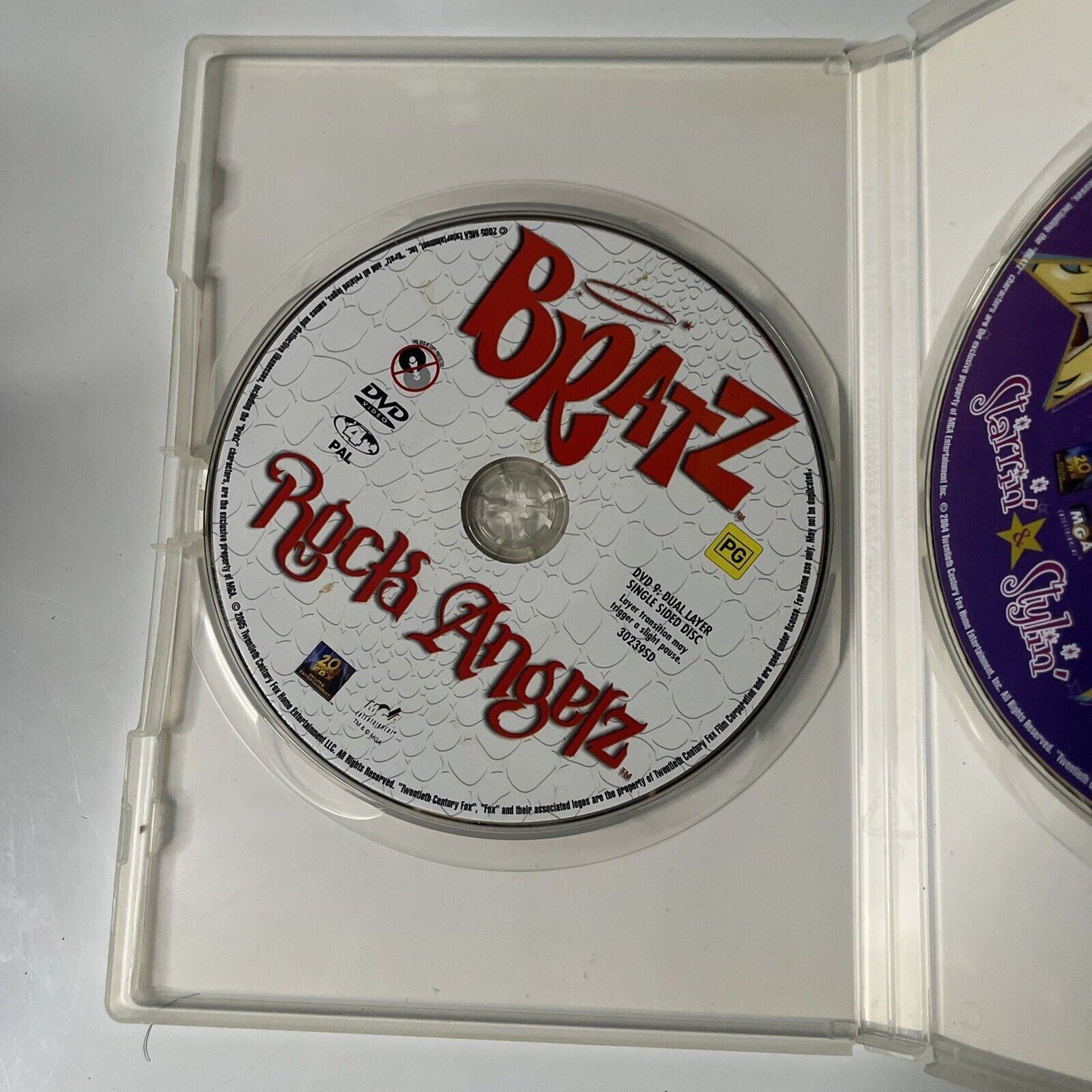 Bratz - Rock Angelz / Bratz - The Video (DVD, 2005, 2-Disc) Region 4