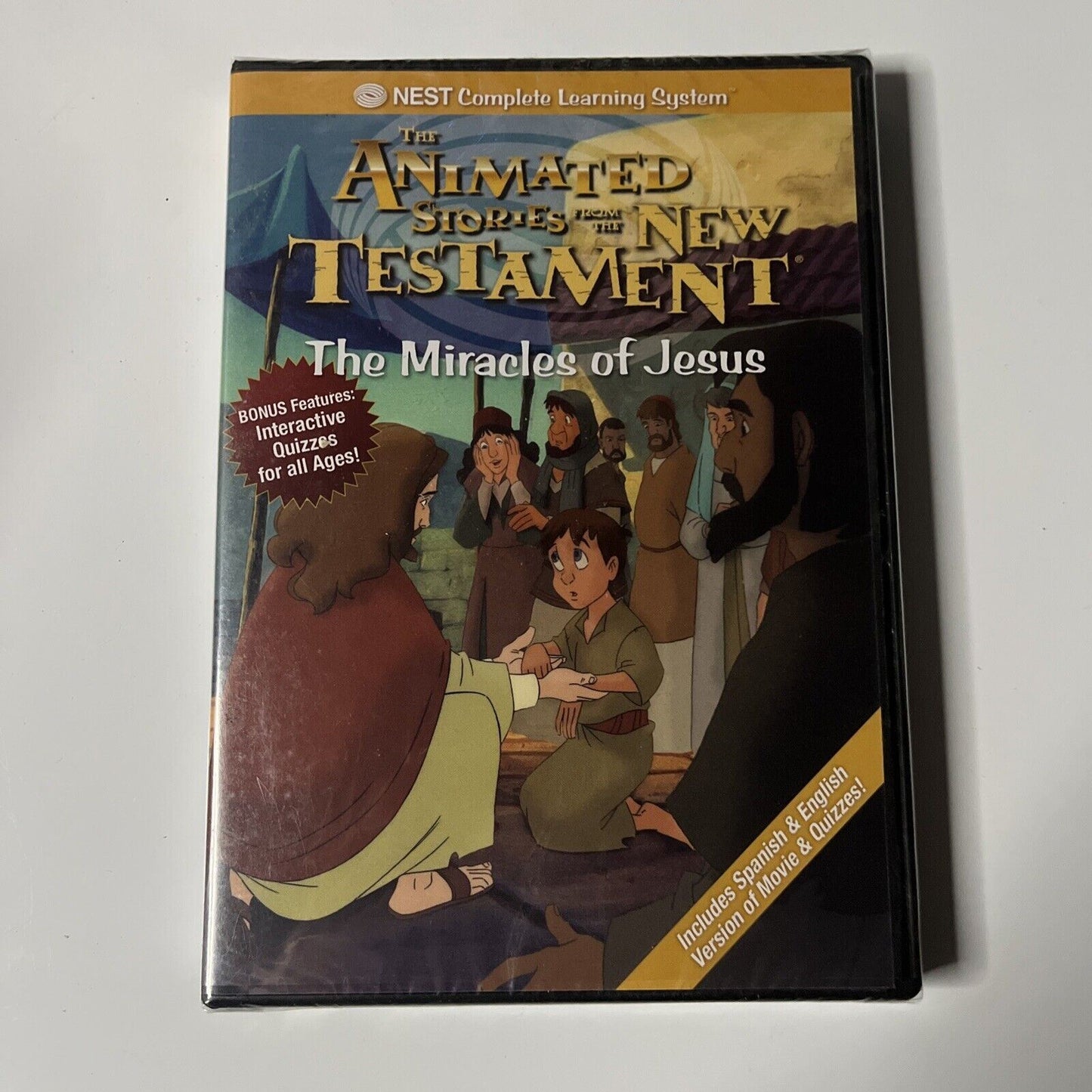 *New Sealed* The Miracle of Jesus  The Animated Stories of the New Testament DVD