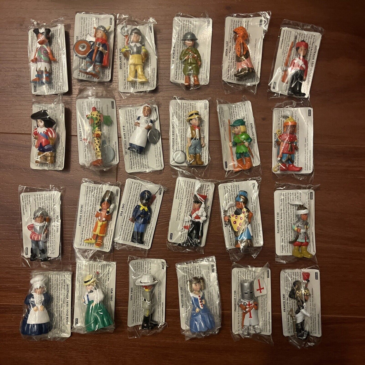 24x Vintage Mondotime Figures *New Sealed*