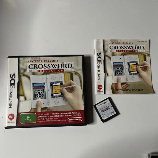 Nintendo Presents Crossword Collection Nintendo DS - Complete With Manual