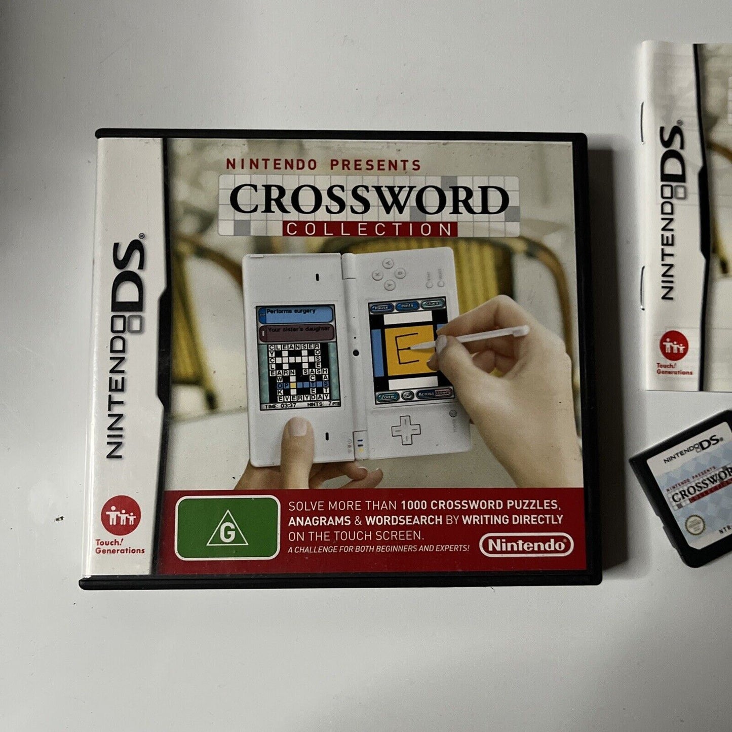Nintendo Presents Crossword Collection Nintendo DS Complete With Man