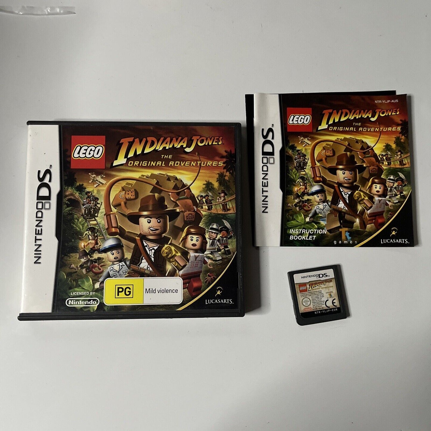 LEGO Indiana Jones: The Original Adventures (Nintendo DS, 2008) - With Manual