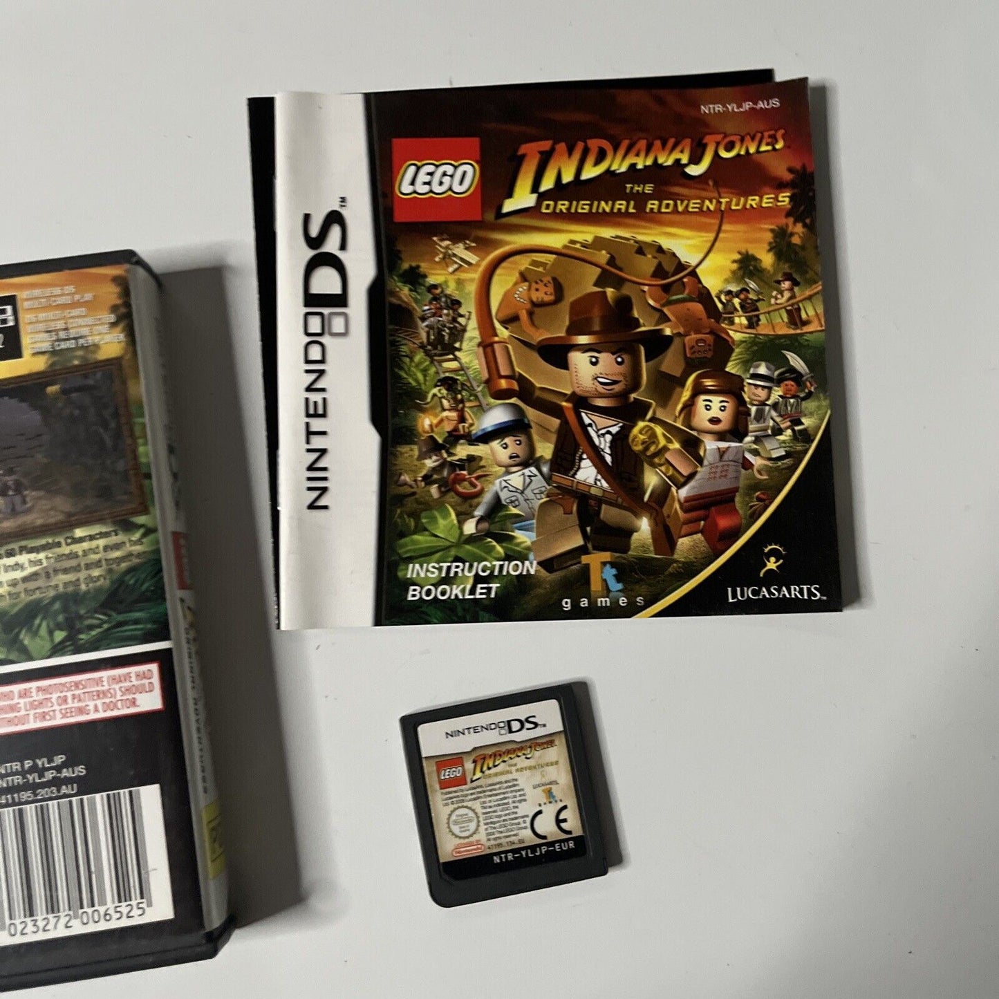 LEGO Indiana Jones: The Original Adventures (Nintendo DS, 2008) - With Manual