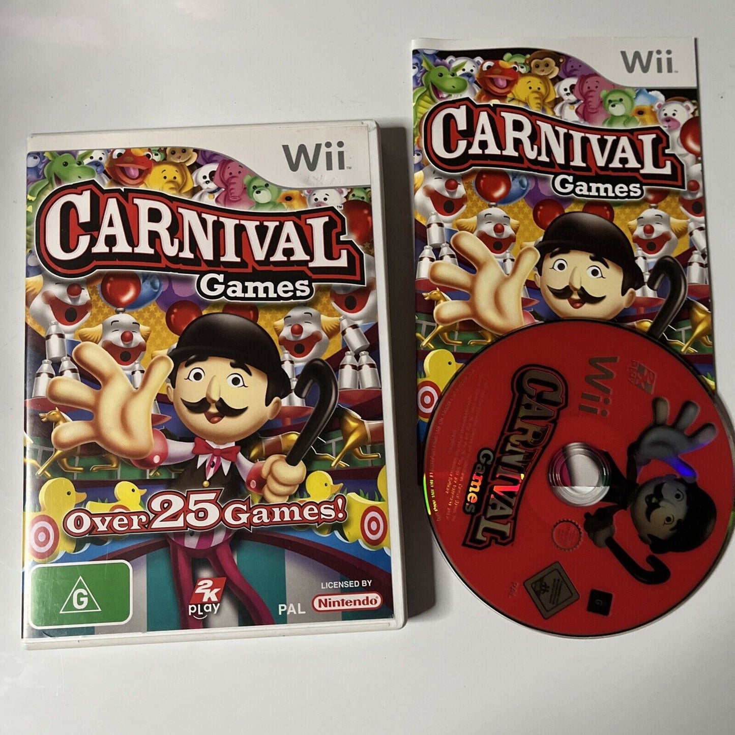 Carnival Games  Nintendo Wii PAL Complete Manual