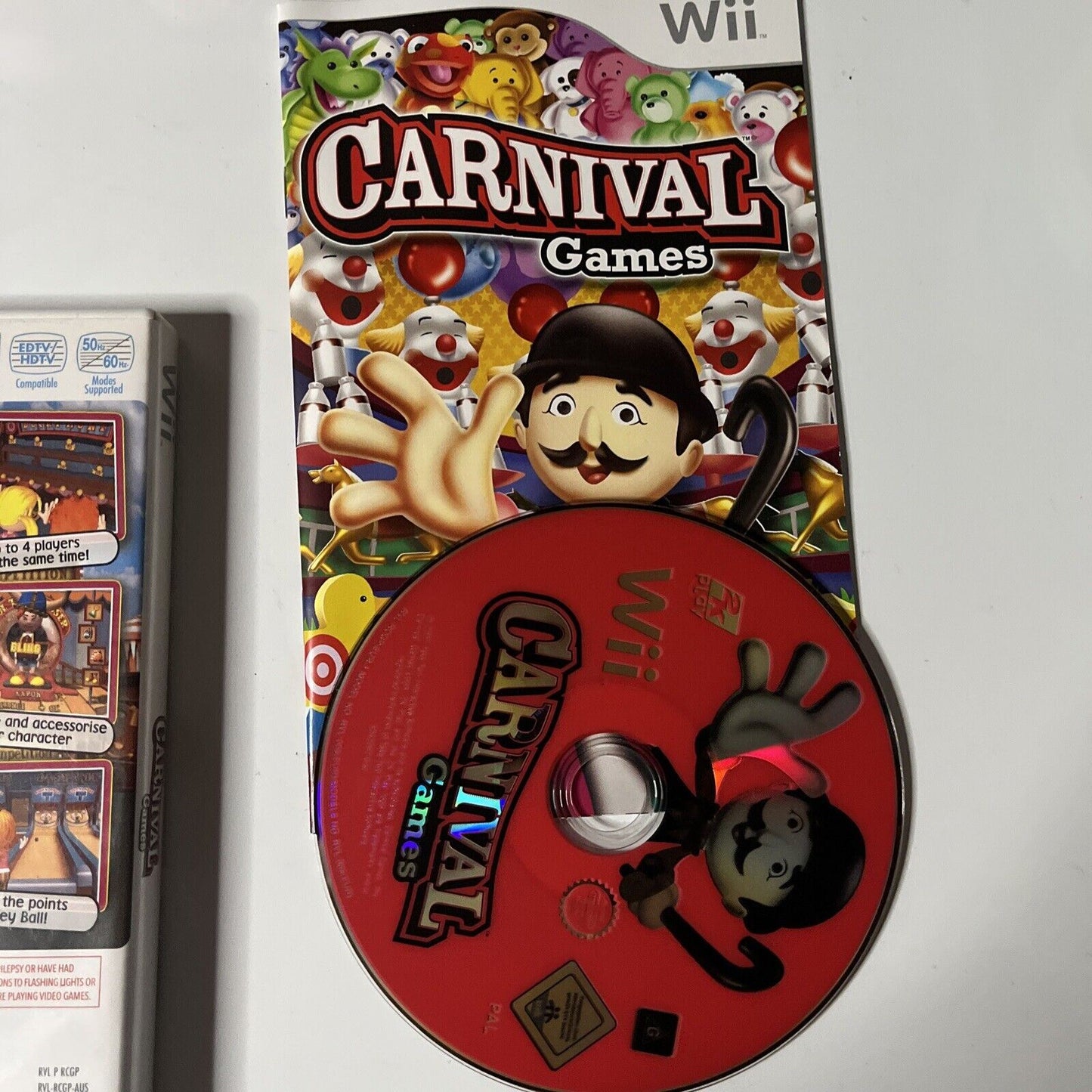 Carnival Games  Nintendo Wii PAL Complete Manual