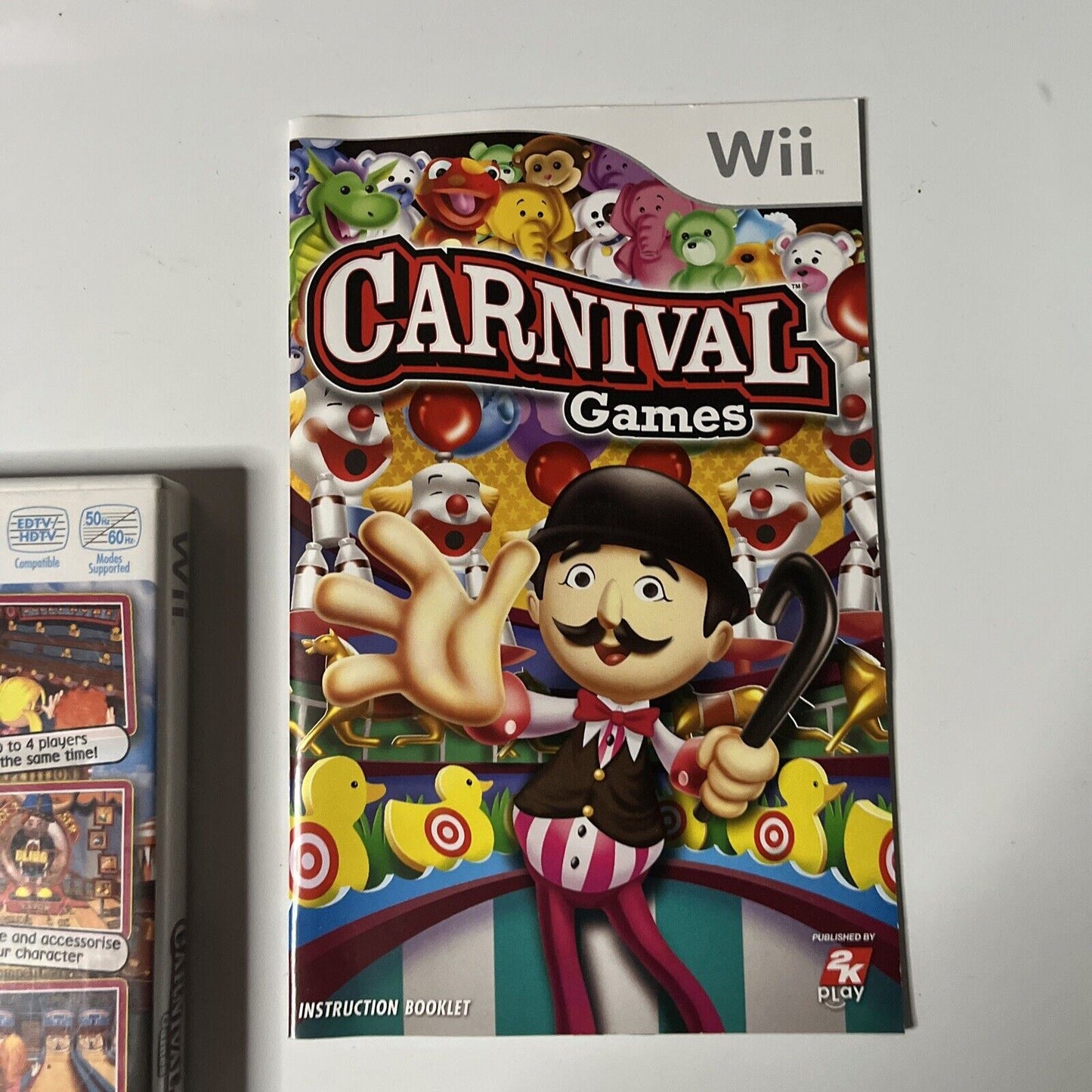 Carnival Games  Nintendo Wii PAL Complete Manual