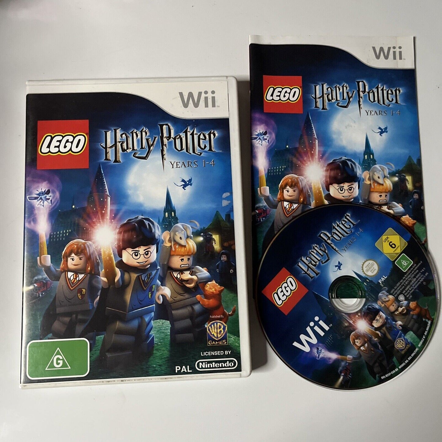 LEGO Harry Potter (Years 1-4) - (Nintendo Wii) With Manual PAL