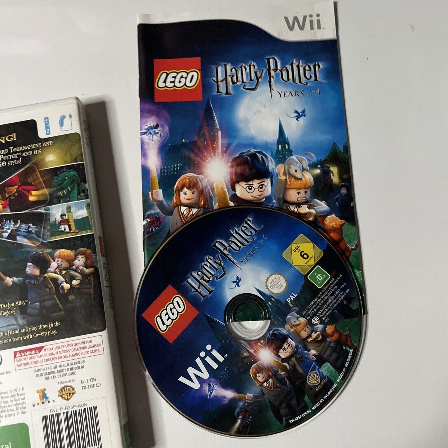 LEGO Harry Potter (Years 1-4) - (Nintendo Wii) With Manual PAL