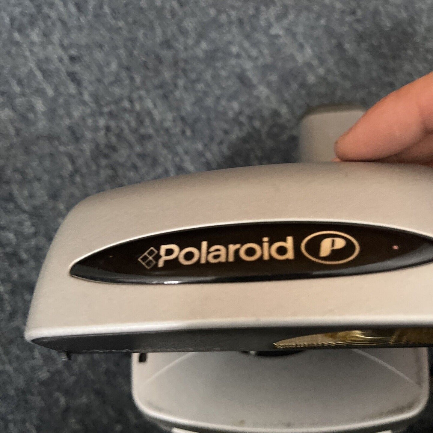 Polaroid Instant Camera 600 Film Vintage 90s era - Silver in colour. Untested.