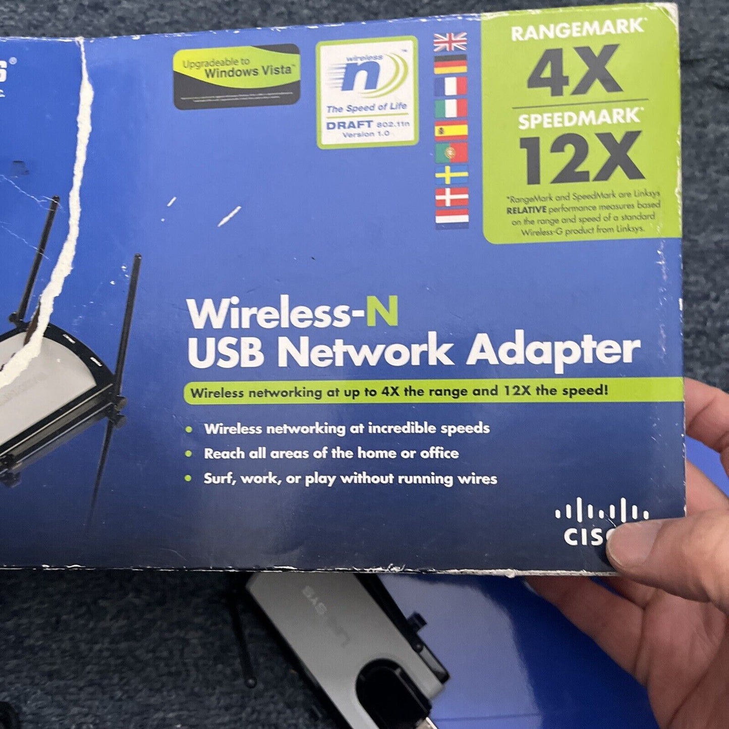 Linksys Wireless-N USB Network Adapter WUSB300N