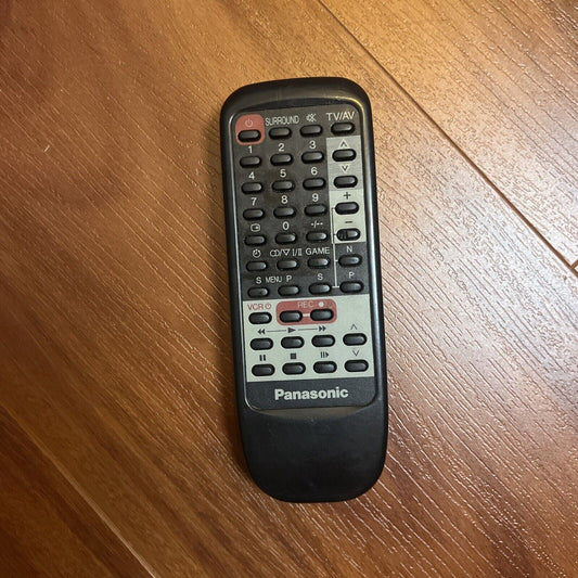 Genuine Panasonic EUR644660 Remote Control for TV VCR *missing battery cover*
