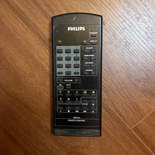 Genuine Philips Digital Remote Control for TV *Missing Battery Cover*