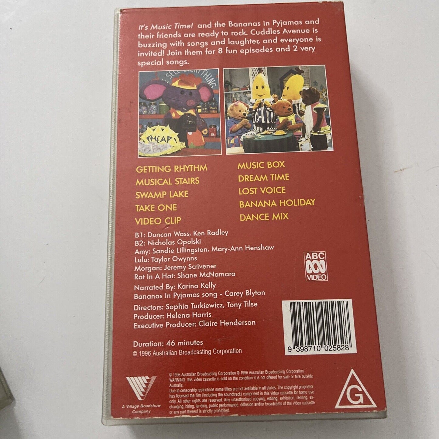 Bananas in Pyjamas: Surprise Party / It's Music Time! (VHS) PAL