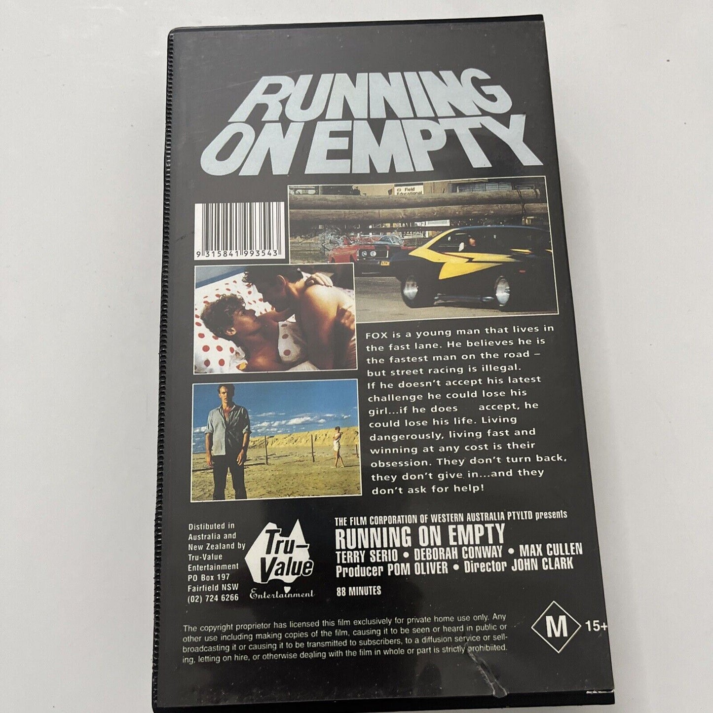 Running on Empty (VHS, 1982) Terry Serio, Deborah Conway PAL