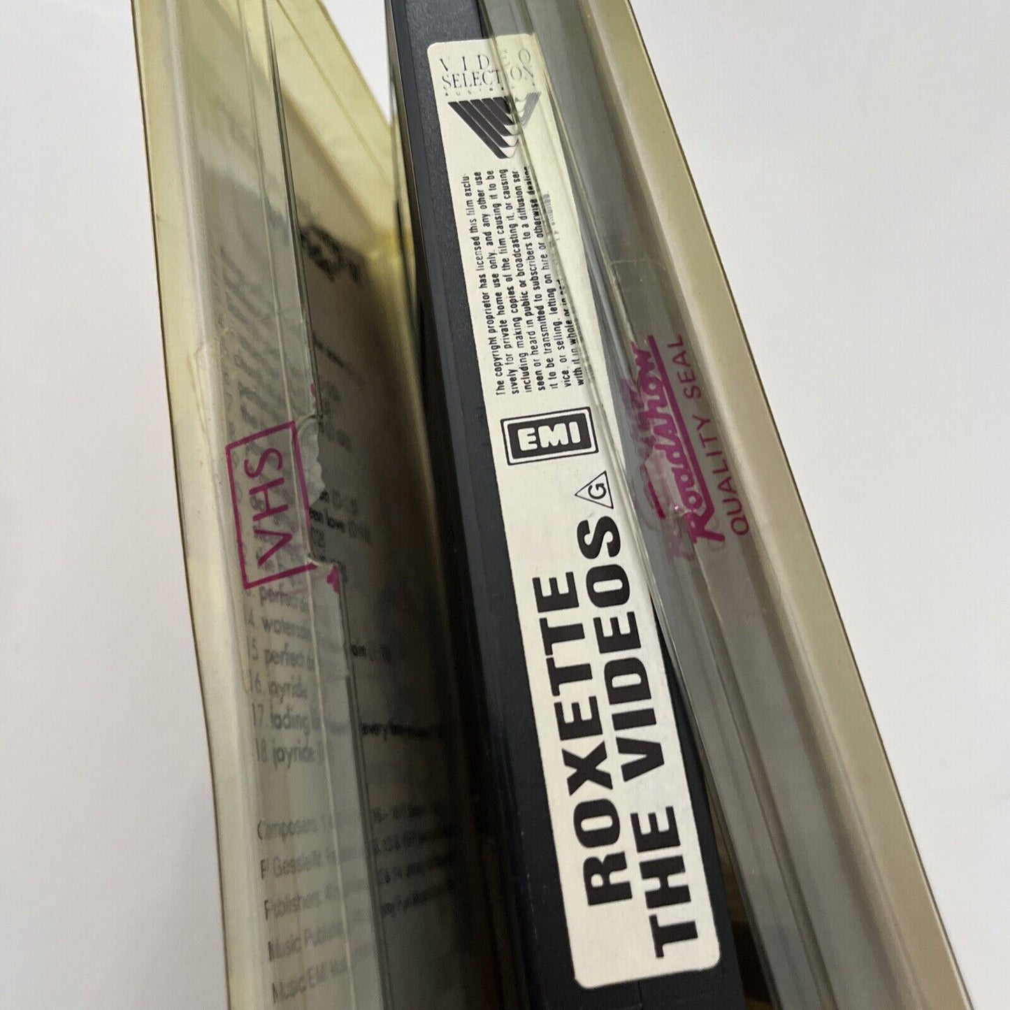 ROXETTE : The Videos (VHS, 1991) PAL small clamshell
