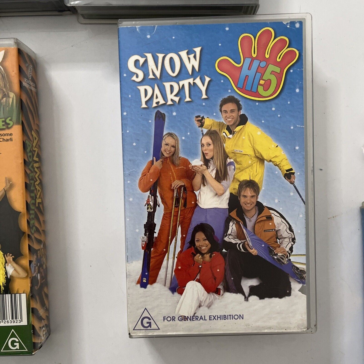 Hi-5 5x VHS Move Your Body, Hi-Energy, Animal Adventures, Snow Party, Surfing...