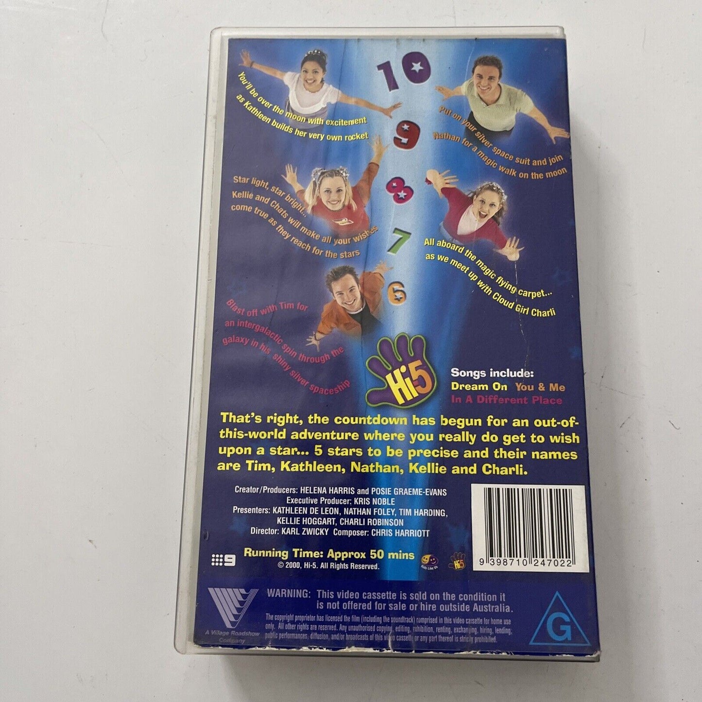 Hi-5 - Star Dreaming (VHS, 2000) Video PAL