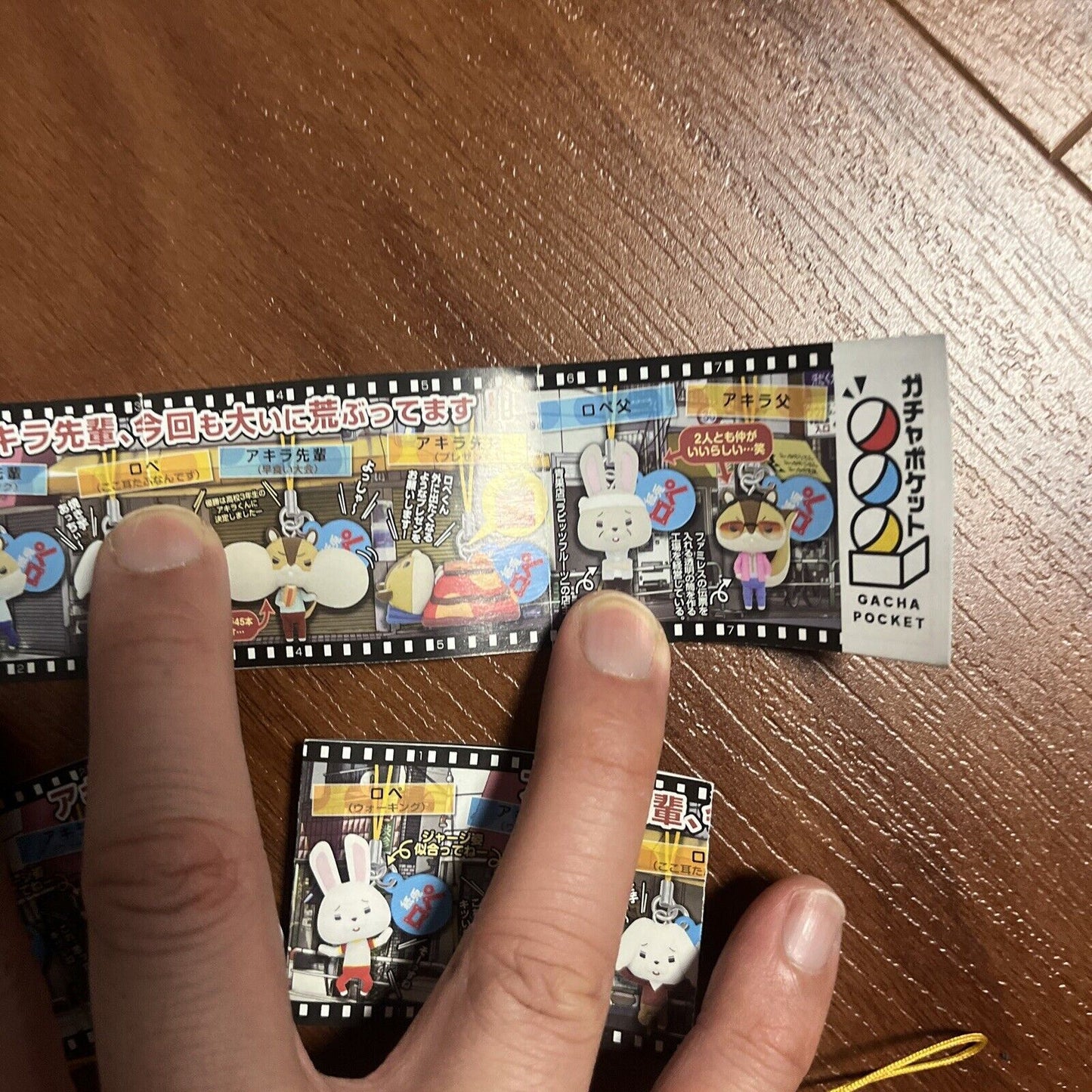 5x Gacha Pocket Keychain Characters from Takara Tomy A.R.T.S