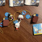 5x Gacha Pocket Keychain Characters from Takara Tomy A.R.T.S