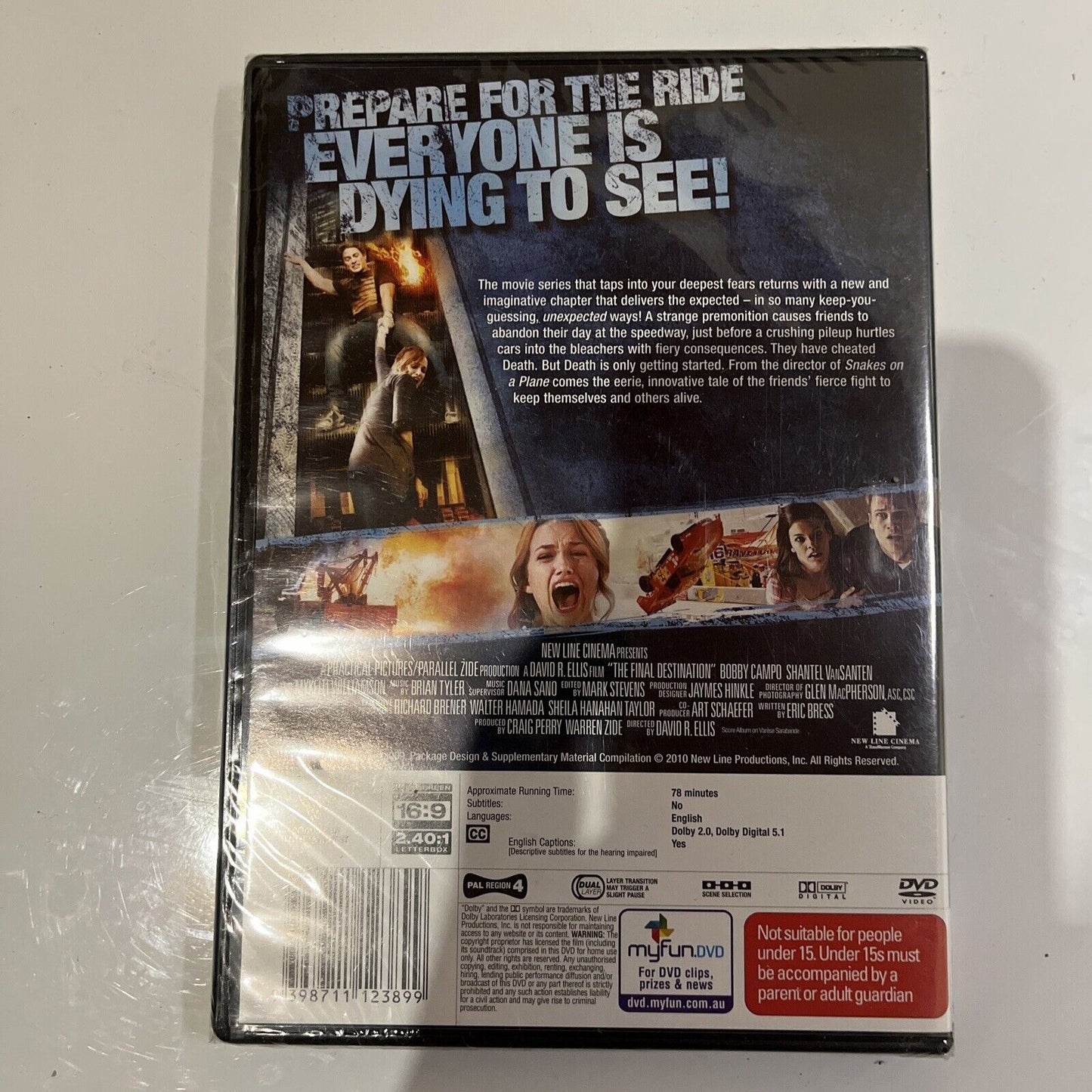 *New Sealed* The Final Destination (DVD, 2009) Region 4