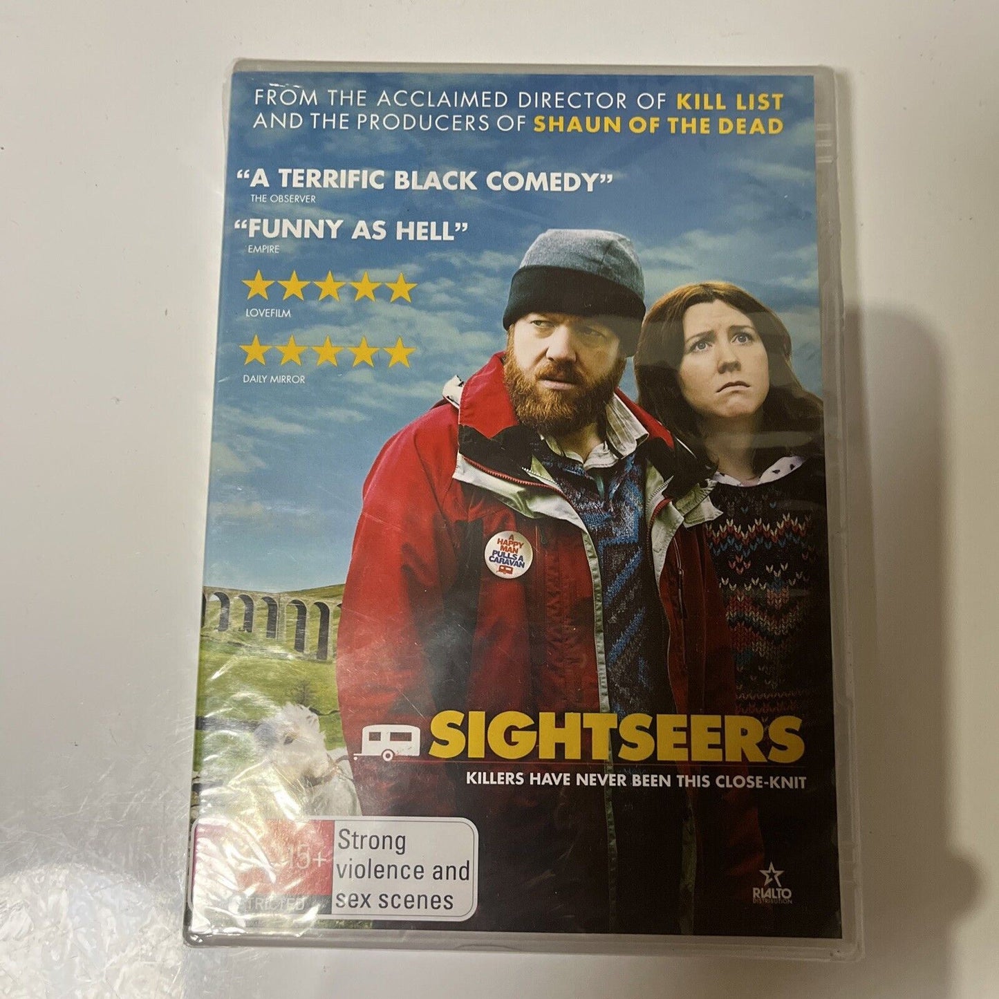 Sightseers (DVD, 2012) Alice Lowe, Steve Oram, Eileen Davies NEW Region 4