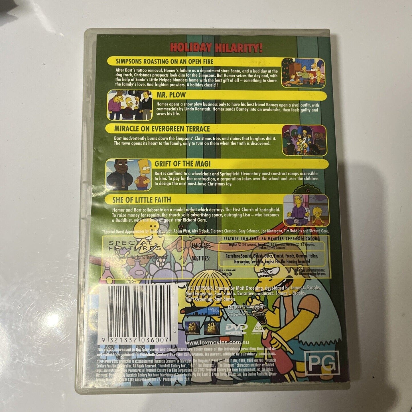 The Simpsons - Christmas With The Simpsons (DVD, 2000) Region 4