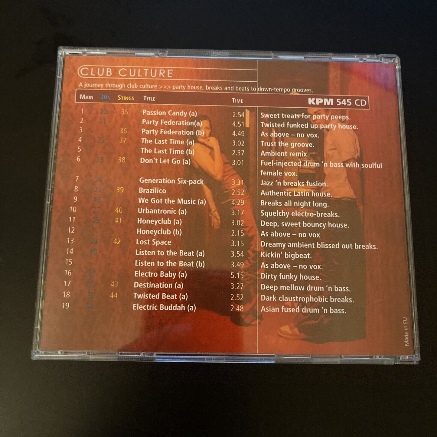 KPM Music 545 - Club Culture (CD, 2003)