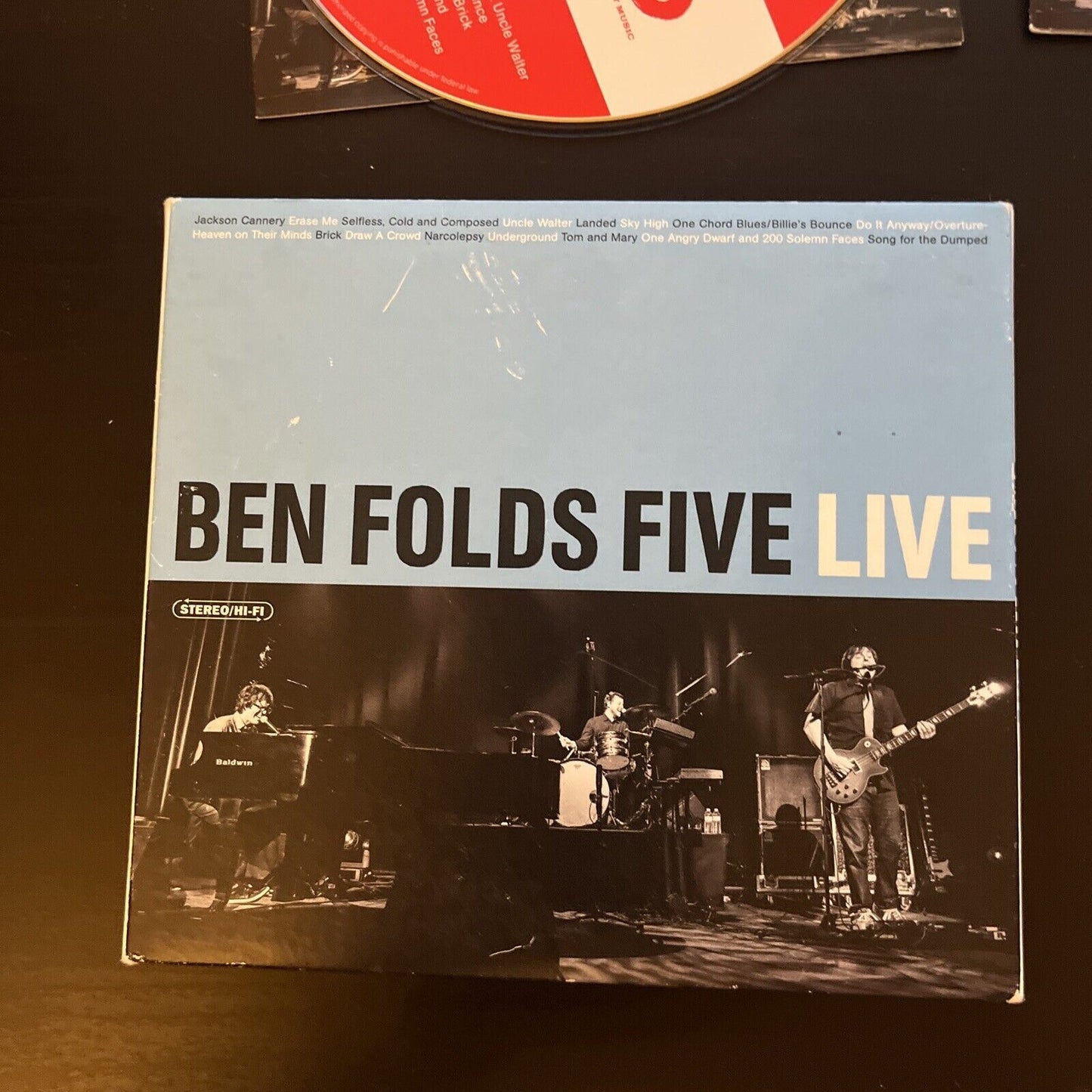 *Autographed & Tickets* Ben Folds Five - Ben Folds Five Live (CD, 2013)