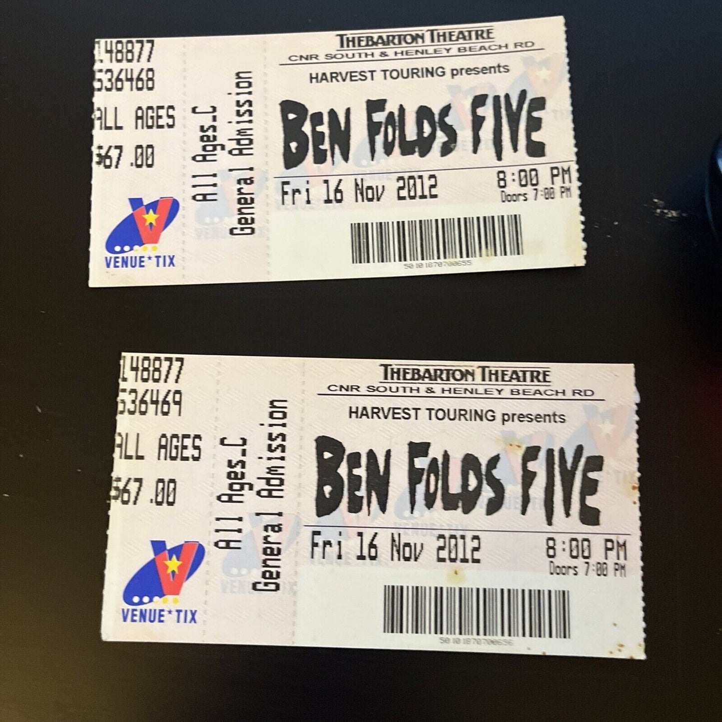 *Autographed & Tickets* Ben Folds Five - Ben Folds Five Live (CD, 2013)