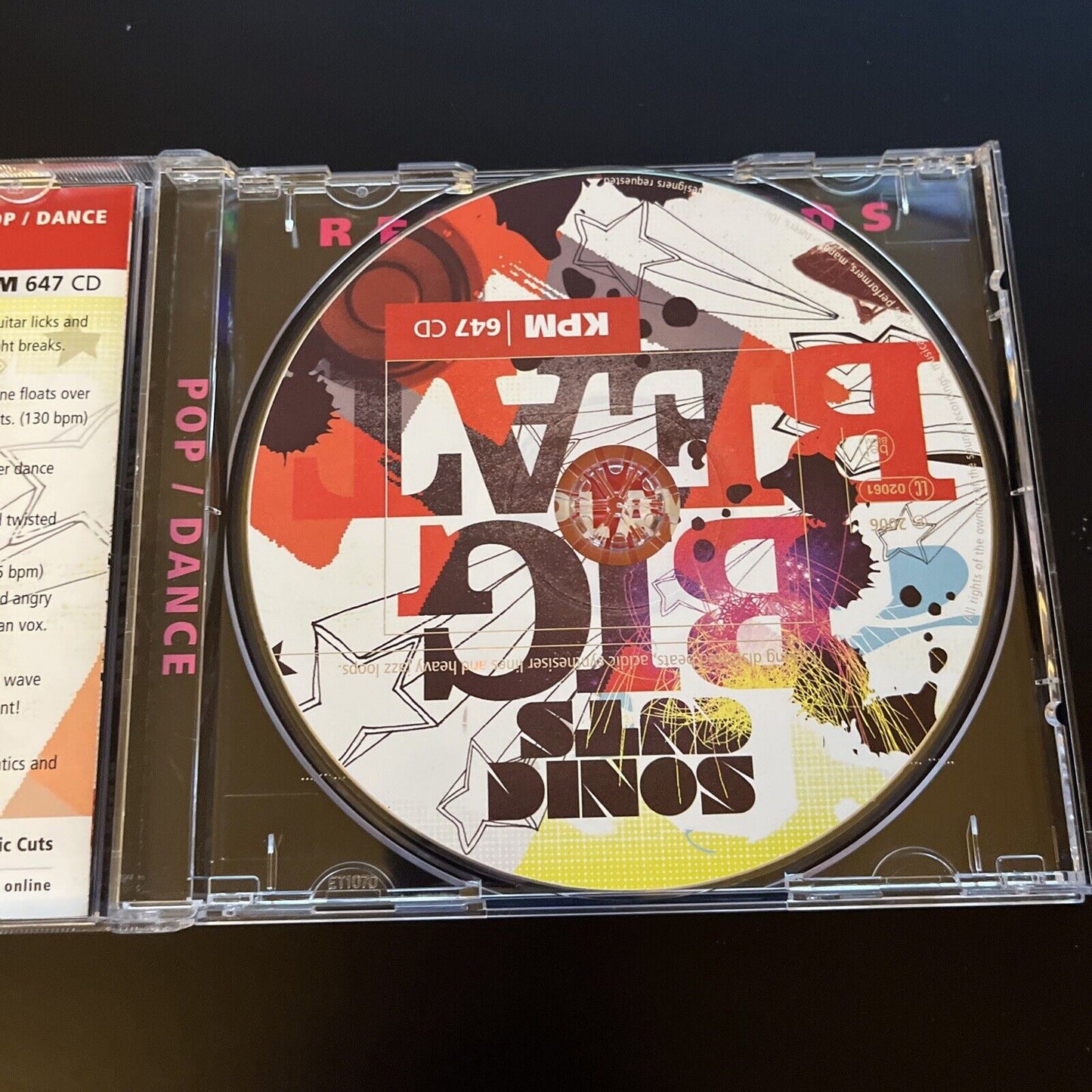 KPM Music 647 - Sonic Cuts - Big Beats (CD, 2006)