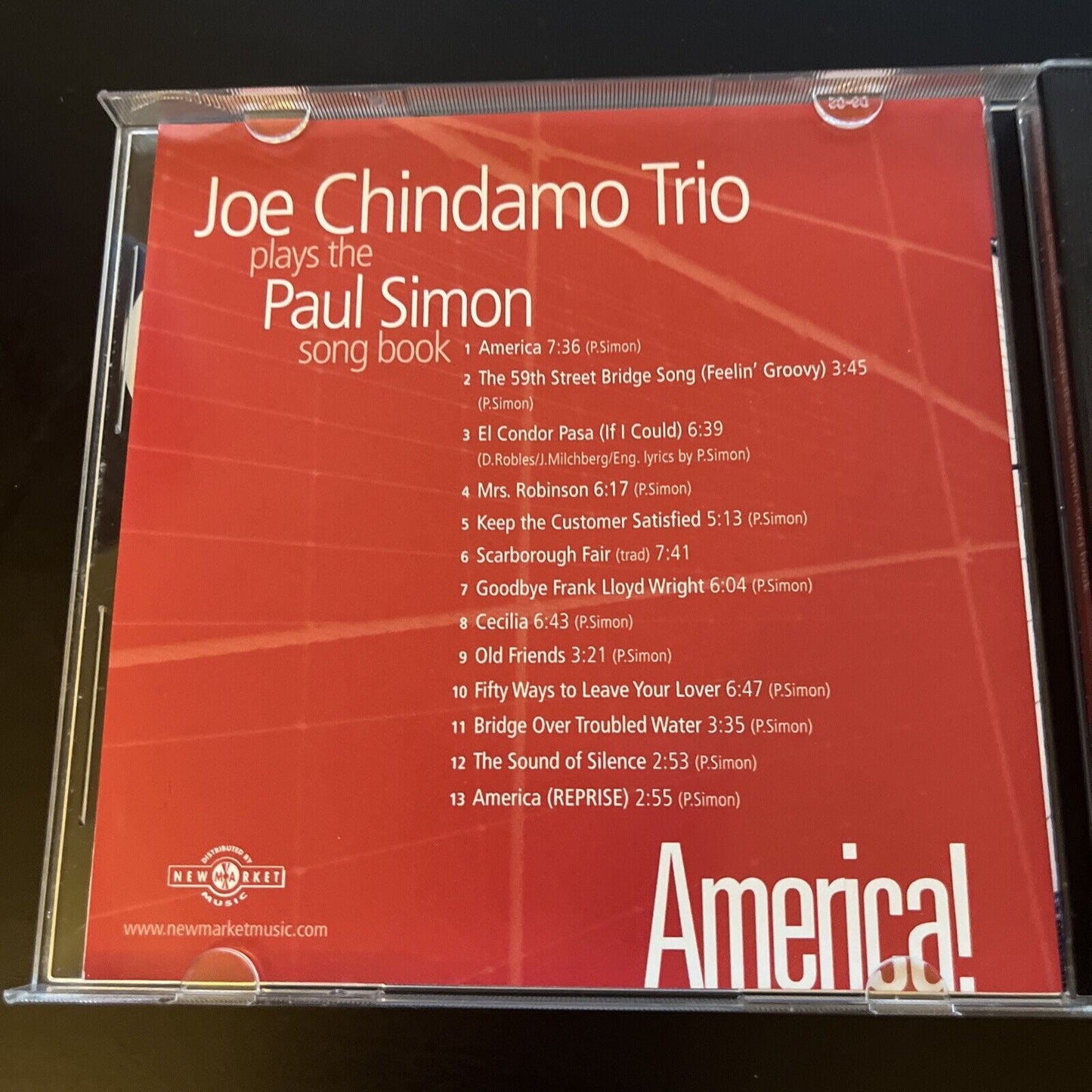 Joe Chinadamo Trio - America! Plays the Paul Simon Song Book (CD, 2002)