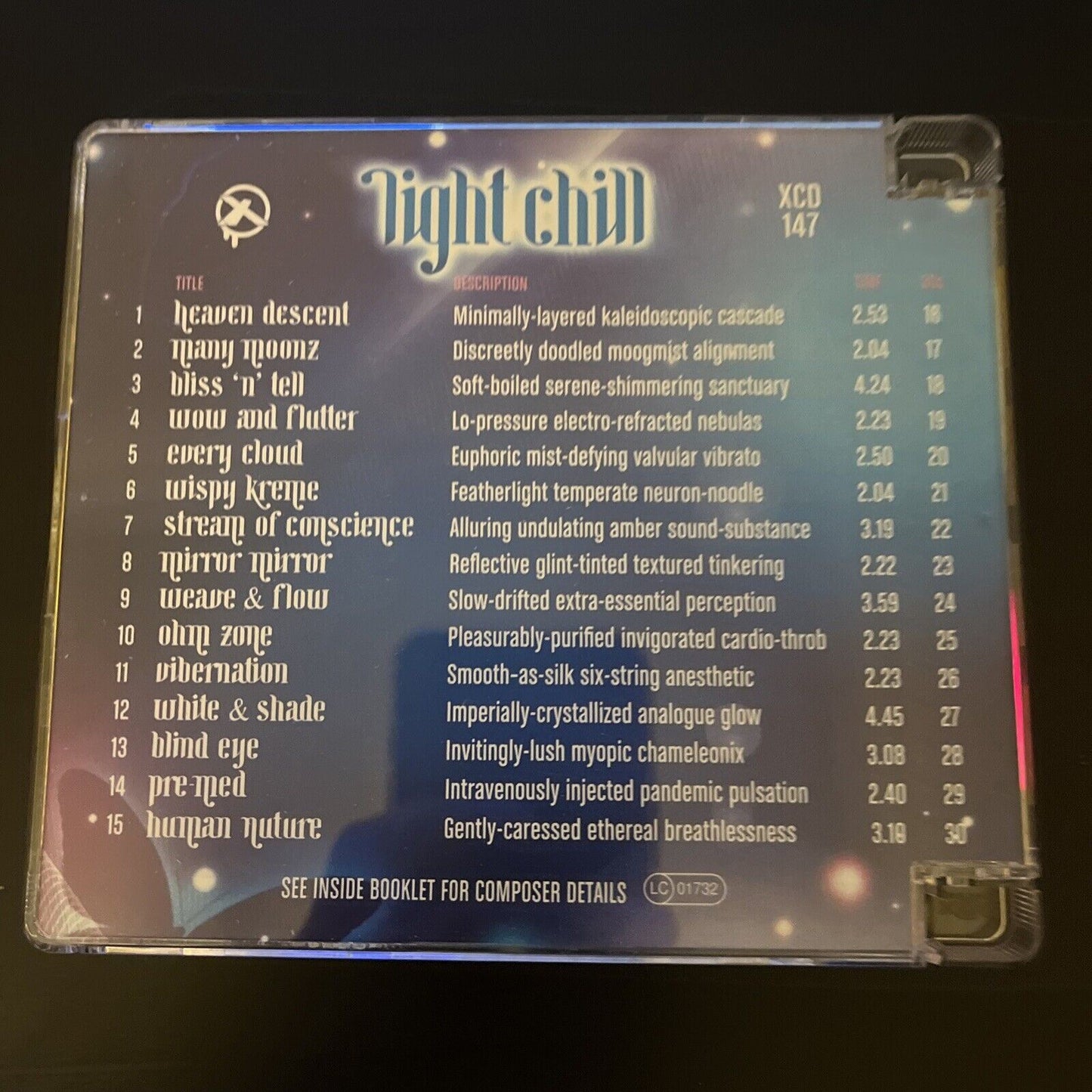 Extreme Music XCD 147 - Chill Bills - Light Chill (CD, 2008)