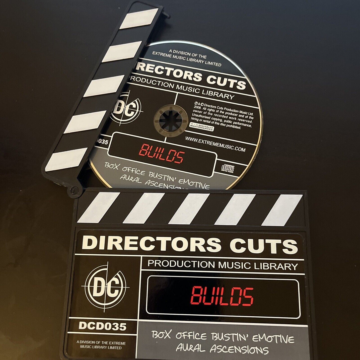 Production Music Library - Directors Cuts - Builds DCD035 (CD, 2008)