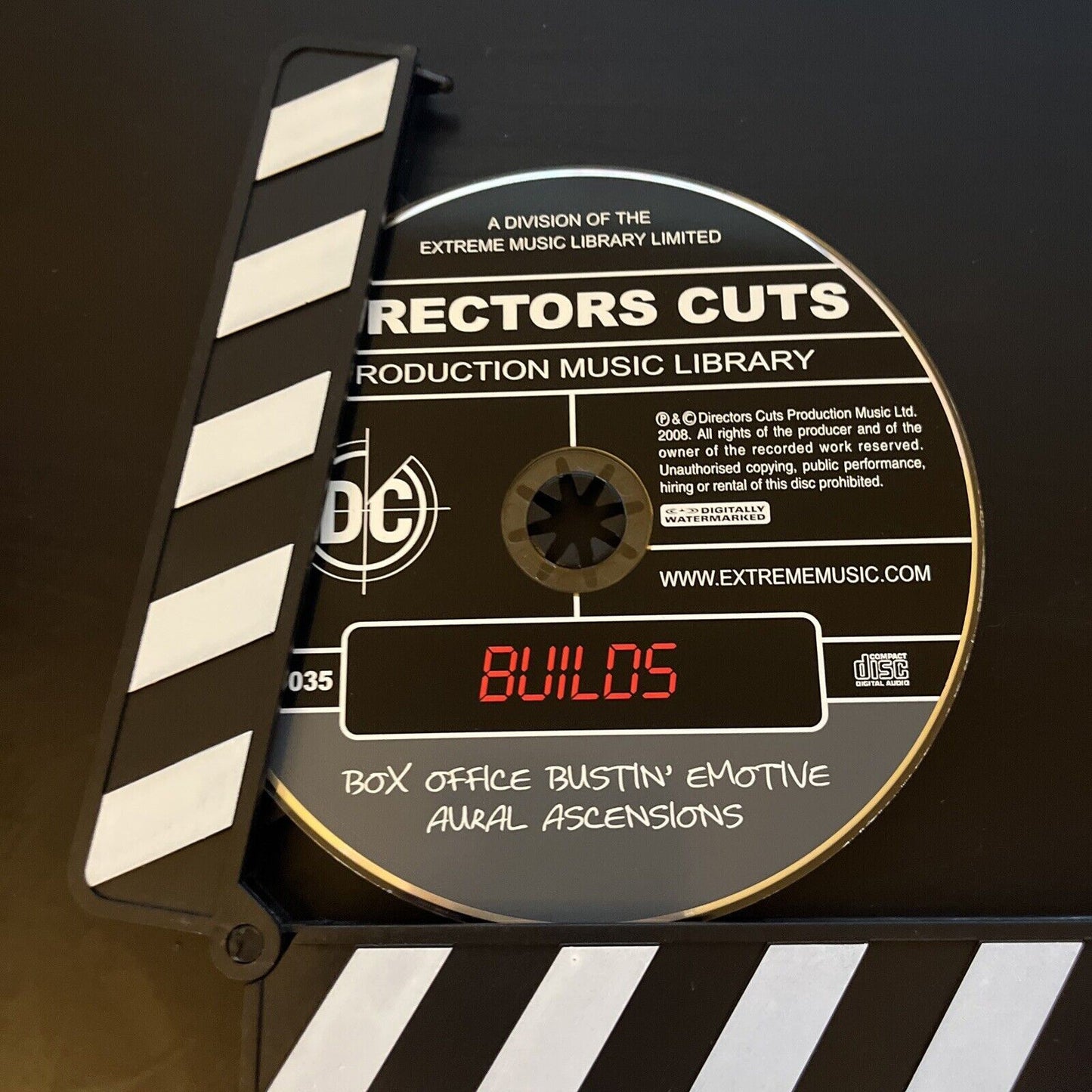 Production Music Library - Directors Cuts - Builds DCD035 (CD, 2008)