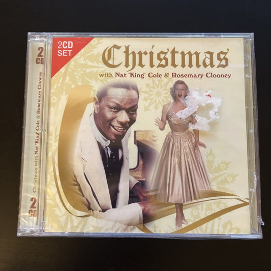 *New Sealed* Christmas With Nat King Cole & Rosemary Clooney (CD, 2008, 2-Disc)