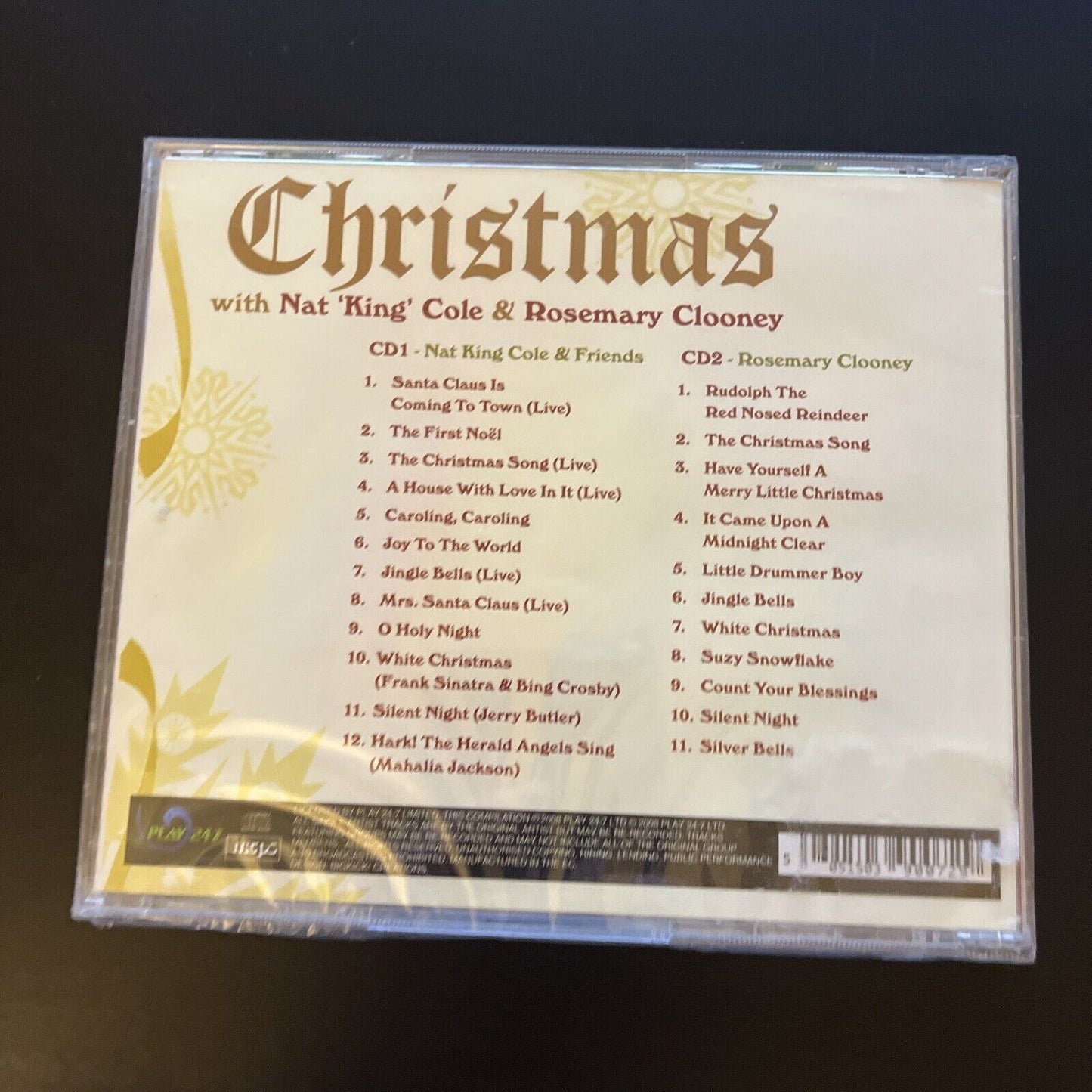 *New Sealed* Christmas With Nat King Cole & Rosemary Clooney (CD, 2008, 2-Disc)