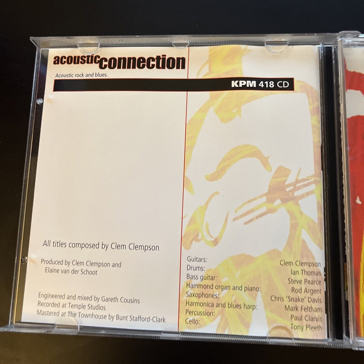 KPM Music 418 - Clem Clempson - Acoustic Connection (CD, 1999)