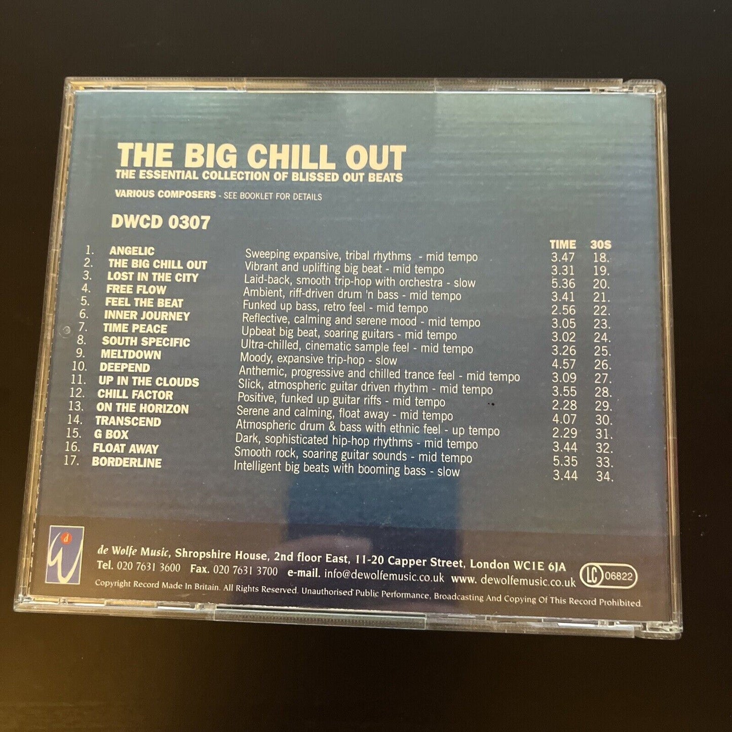 The Big Chill Out - The Essential Collection of Blissed Out Beats (CD, 2001)