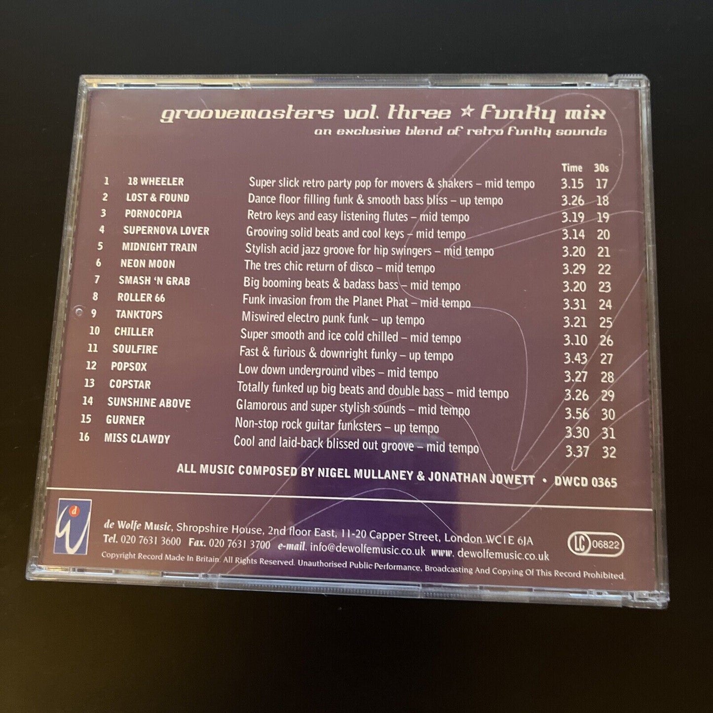 Groovemasters Funky Mix - Exclusive Blend of Retro Funky Sounds (CD, 2004)