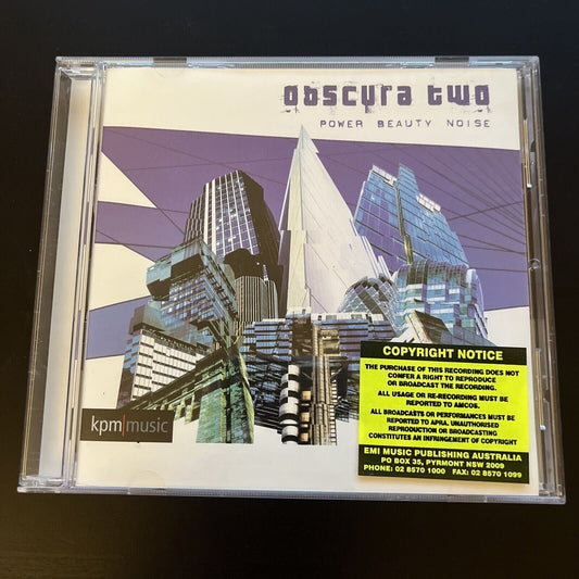 KPM Music 584 - Obscura Two - Power Beauty Noise (CD, 2004)