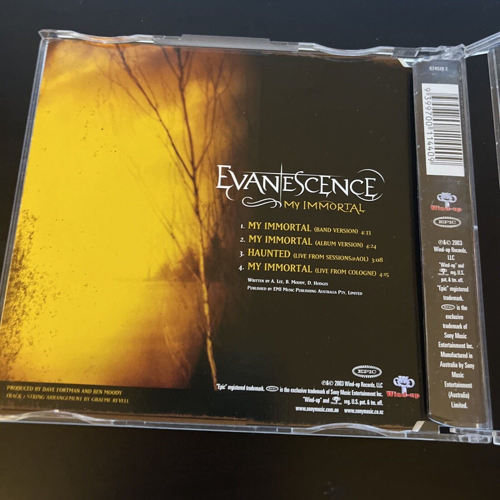 Evanescence - My Immortal (CD, 2003) Single – Retro Unit