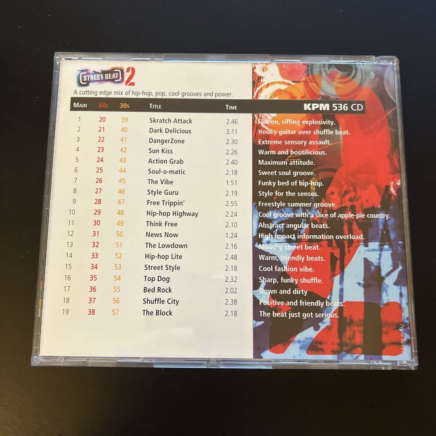 Curtis Schwartz - Street Beat 2 KPM Music 536 (CD, 2003)