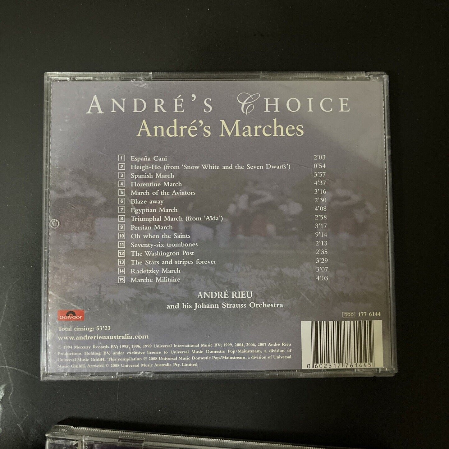 André Rieu - Andre's Marches / Farewell Music To Soothe The Spirit (CD)