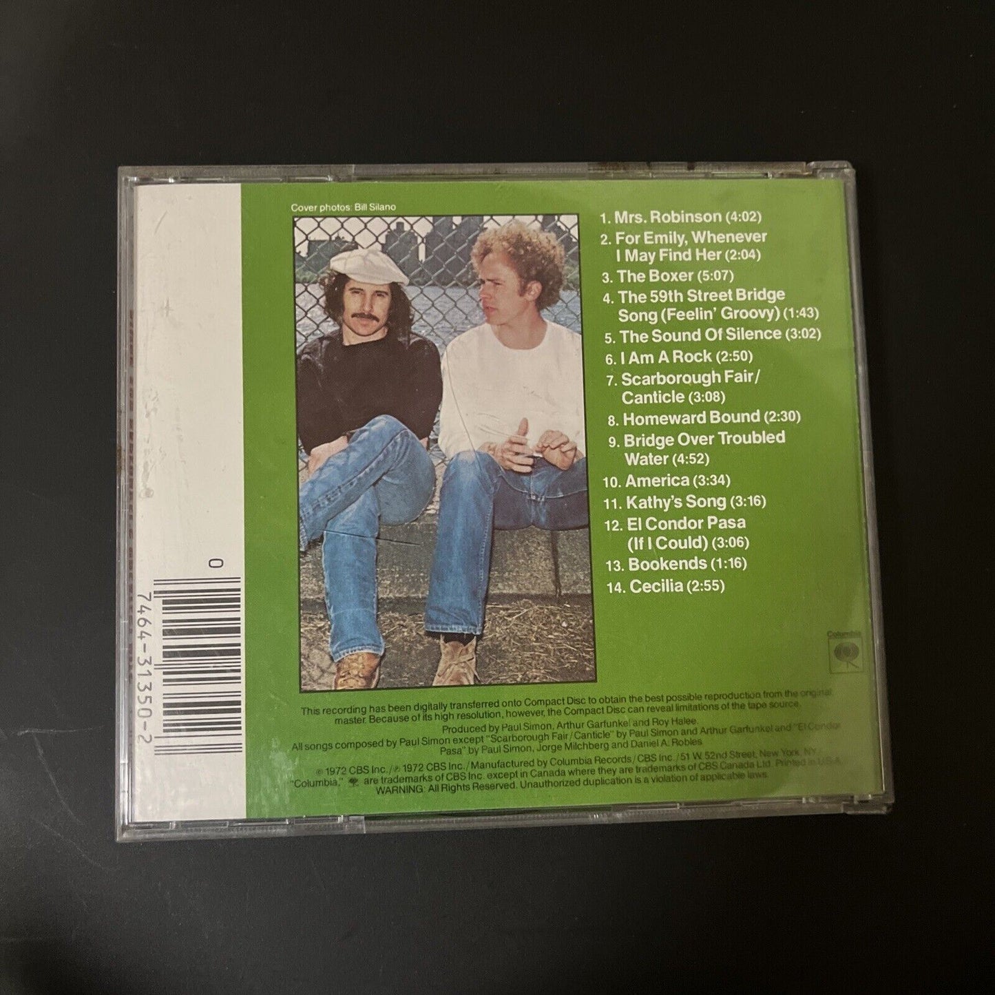 Simon & Garfunkel - Simon and Garfunkel's Greatest Hits (CD, 1972)